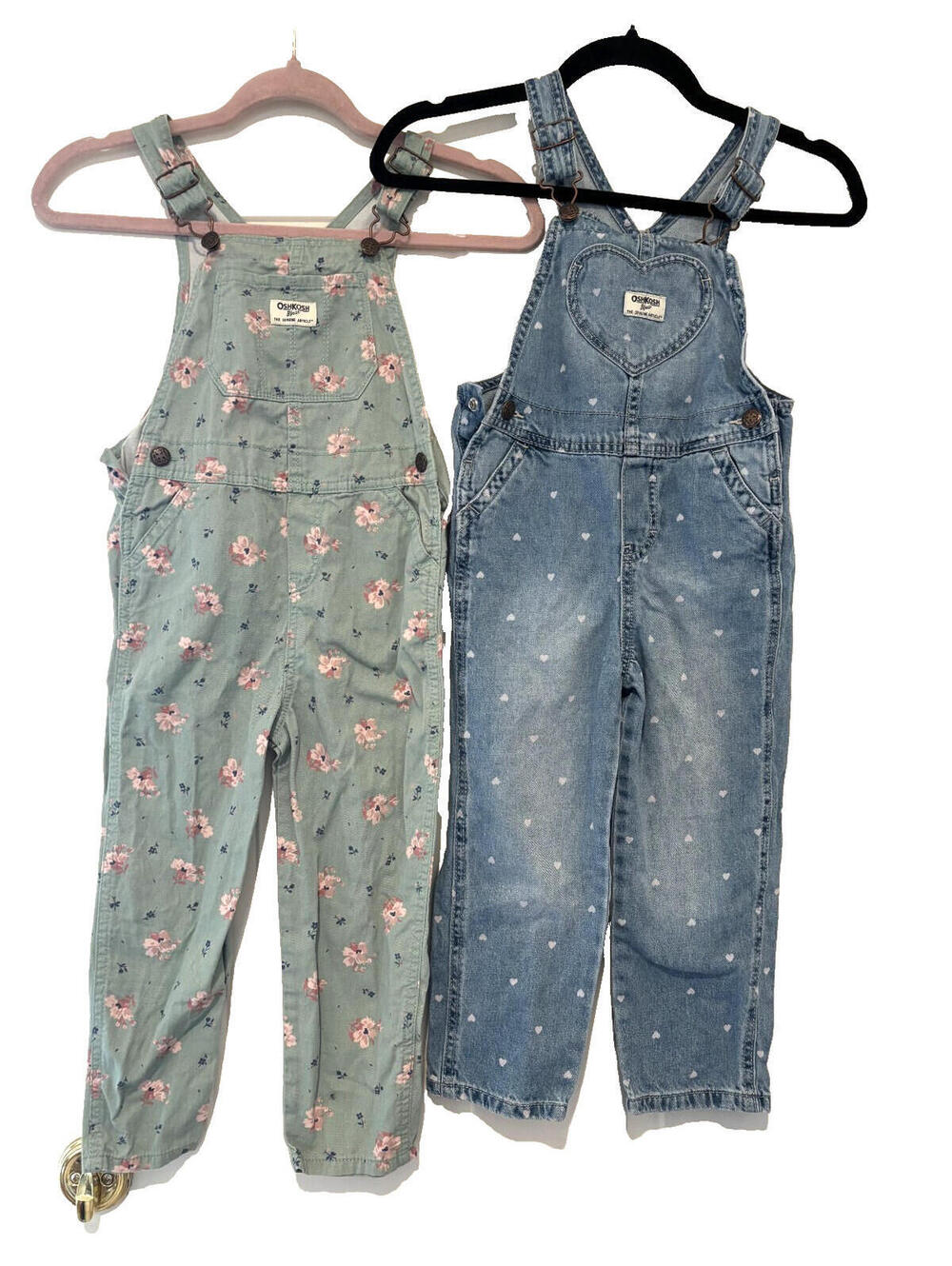Lot of 2 5t jean Osh Kosh jean overalls A